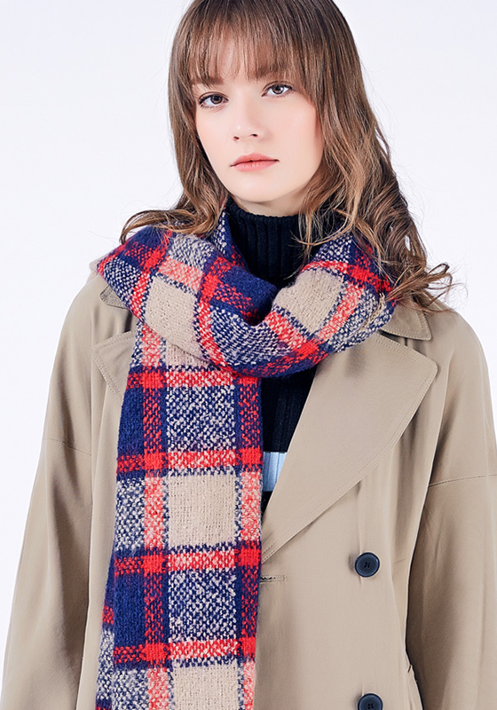 Luxury Plaid Bandana Scarf Luxury Plaid Bandana Scarf