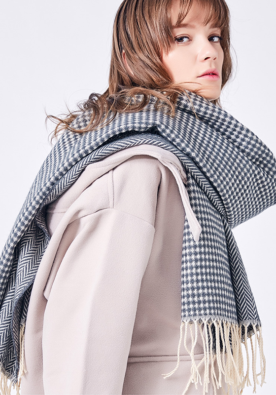 Long Tassel Foulard Scarf Long Tassel Foulard Scarf