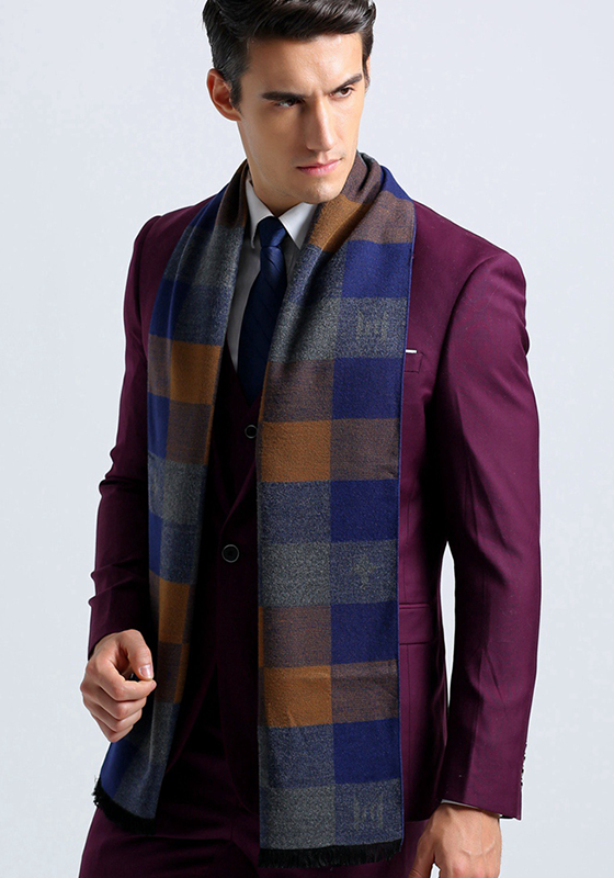 Classic Style Plaid Scarf Classic Style Plaid Scarf