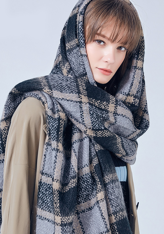 Luxury Plaid Bandana Scarf Luxury Plaid Bandana Scarf