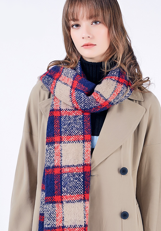 Luxury Plaid Bandana Scarf Luxury Plaid Bandana Scarf