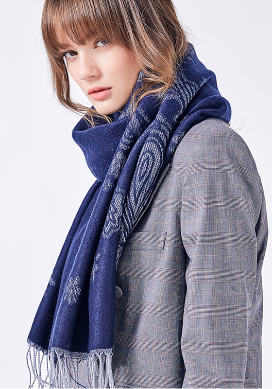 Wrap Flower Foulard Scarf Wrap Flower Foulard Scarf