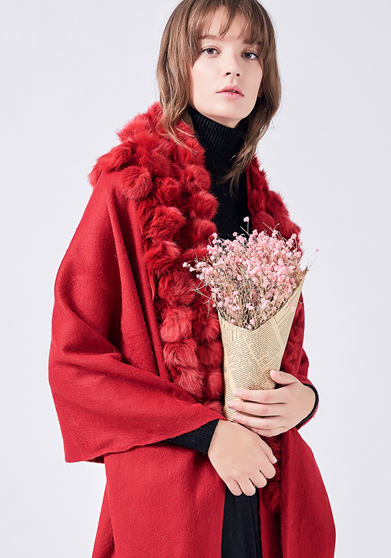 Real Fur Scarf Collar Shawl Real Fur Scarf Collar Shawl