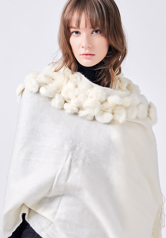Real Fur Scarf Collar Shawl Real Fur Scarf Collar Shawl