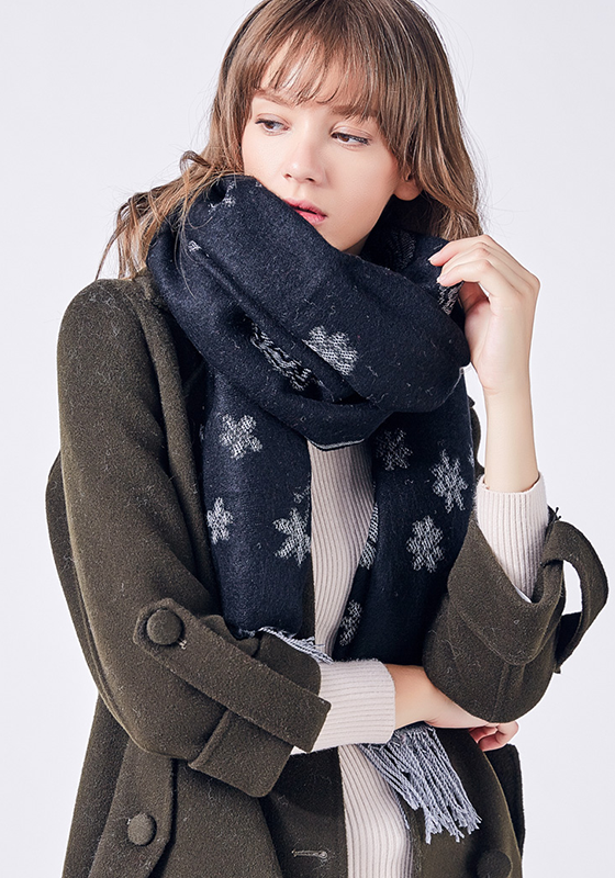 Wrap Flower Foulard Scarf Wrap Flower Foulard Scarf
