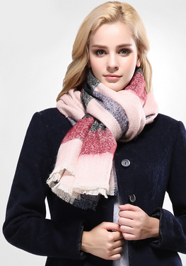 Long Plaid Scarf