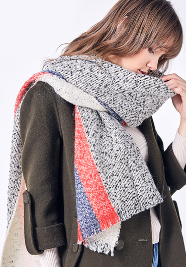 Stripe Foulard Femme Scarf