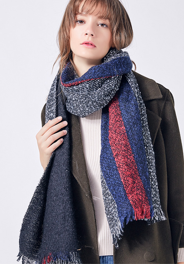 Stripe Foulard Femme Scarf