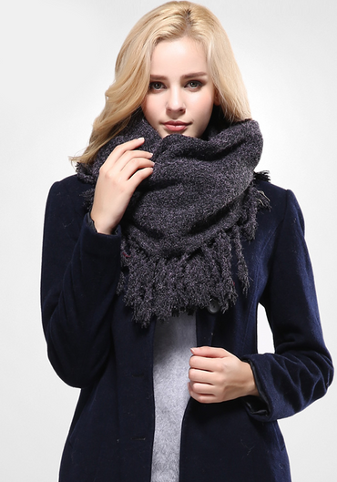 Tassel Thicken Long Scarf