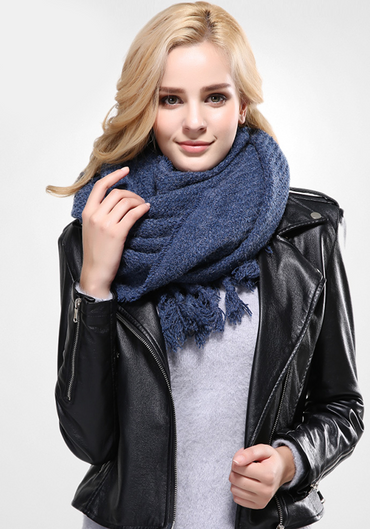 Tassel Thicken Long Scarf